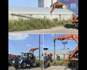 Заміна опор високовольтних ліній електропередачі